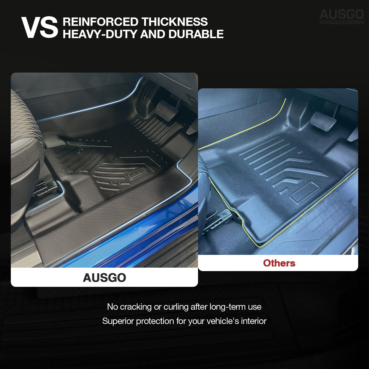 5D Car Floor Mats for LDV T60 Auto Transmission 2017-Onwards