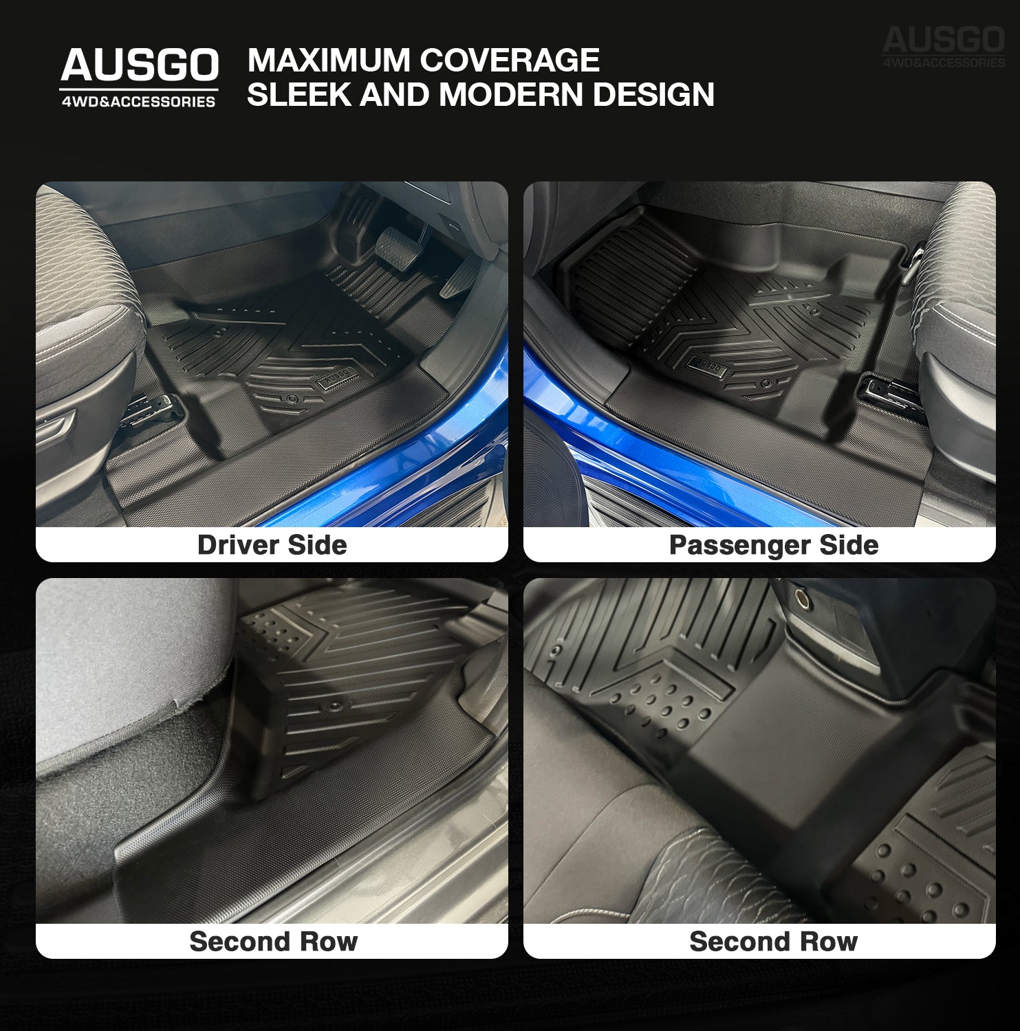 5D Car Floor Mats for LDV T60 Auto Transmission 2017-Onwards