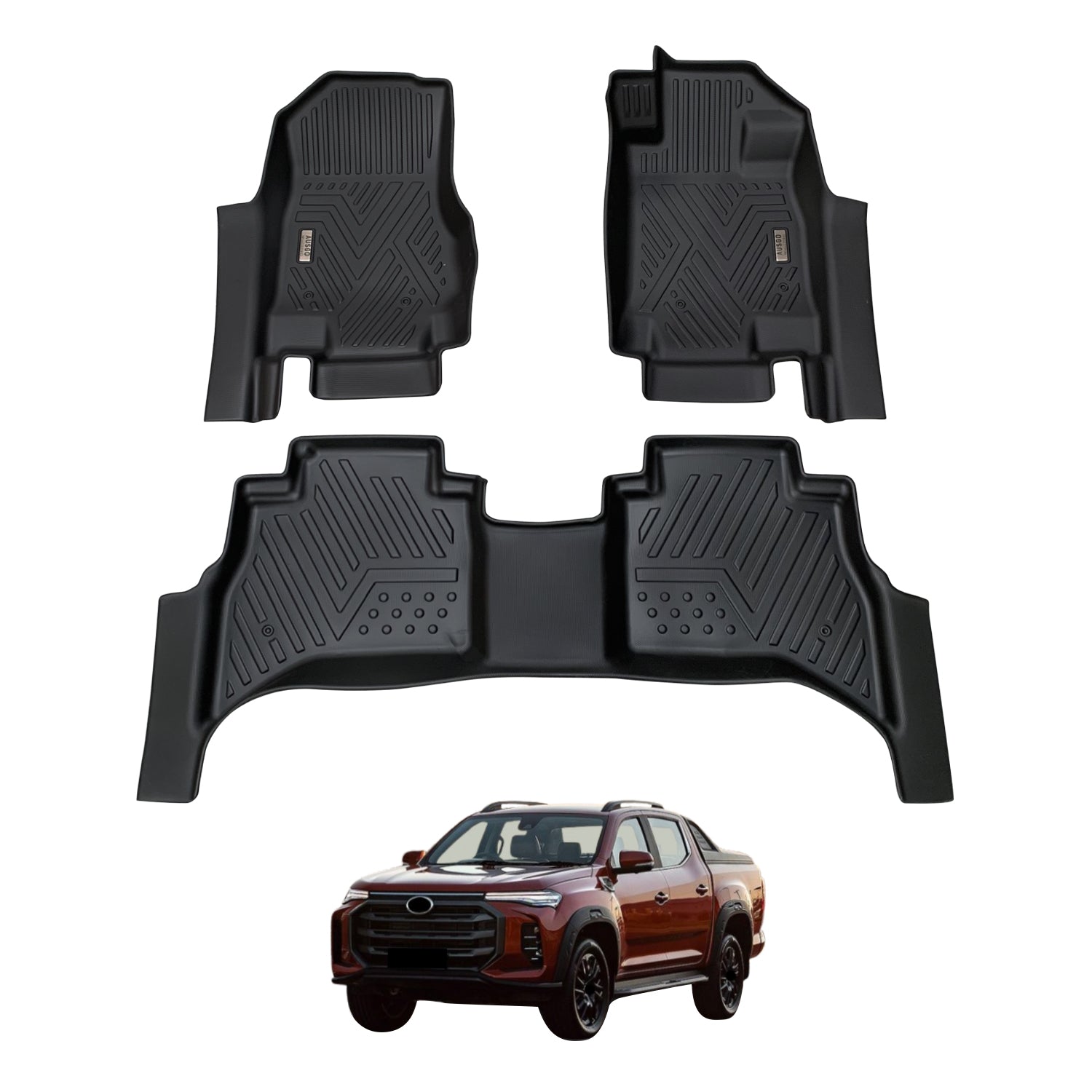 5D Car Floor Mats for LDV T60 Auto Transmission 2017-Onwards
