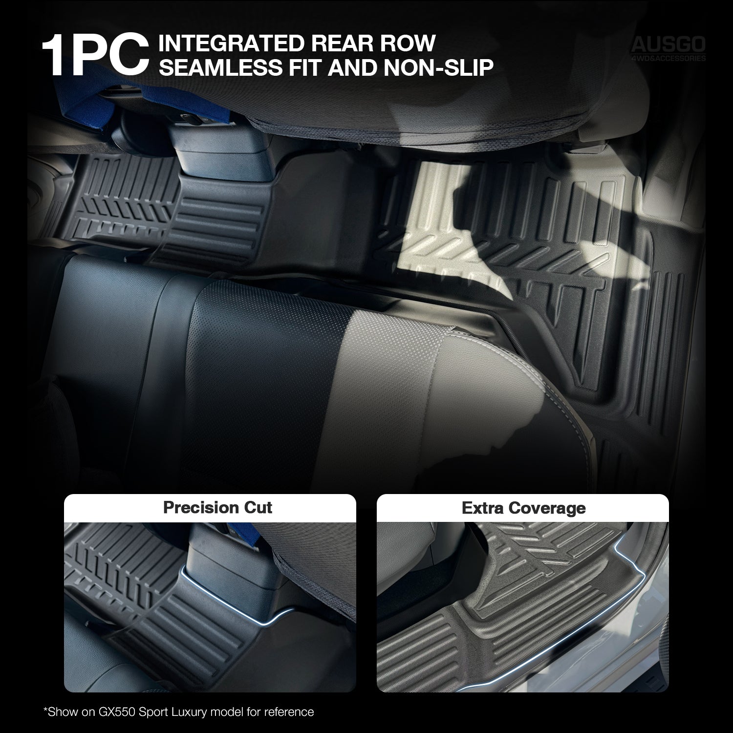 7D Car Floor Mats for Lexus GX550 2024-Onwards