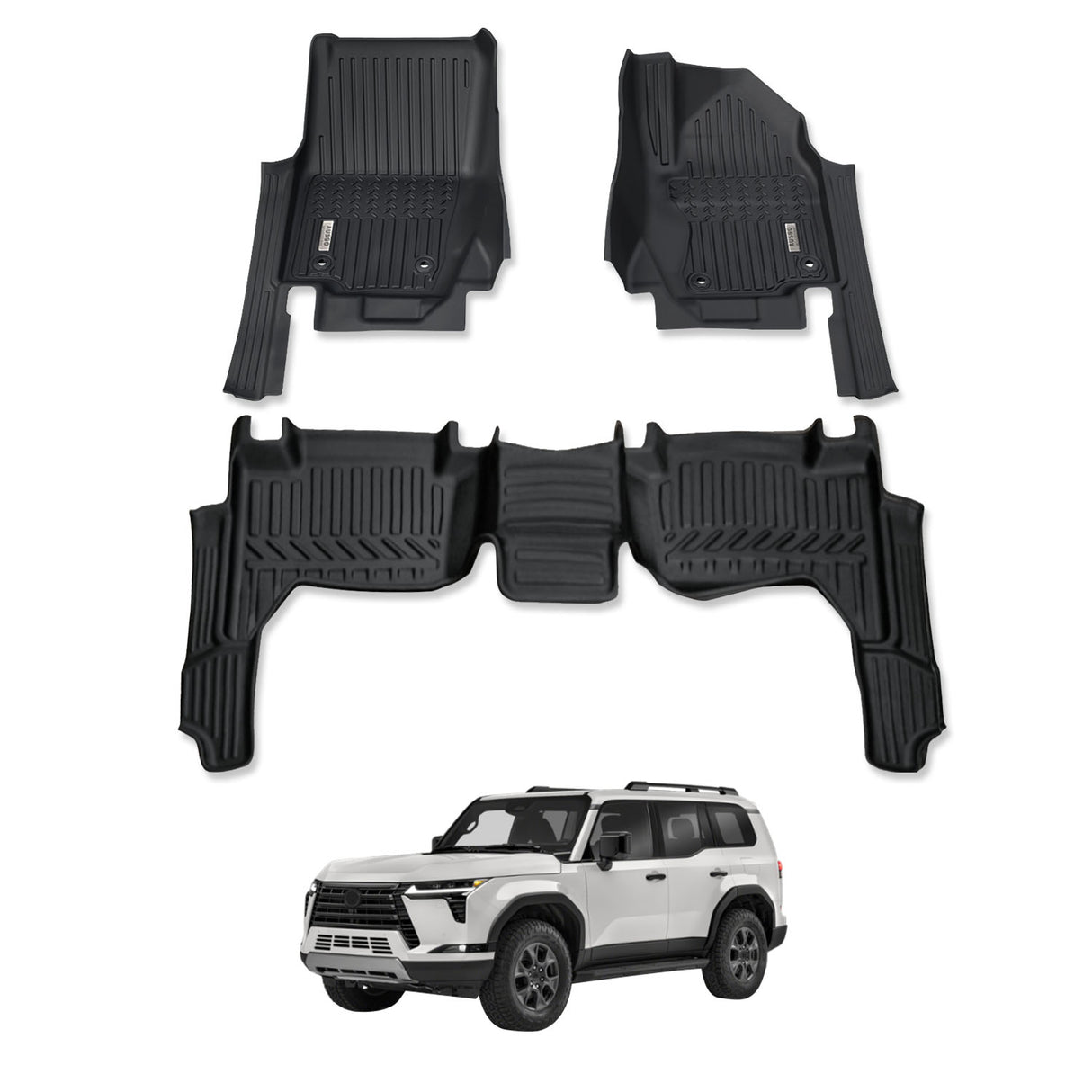 5D Car Floor Mats for Lexus GX550 5 Seats 2024-Onwards