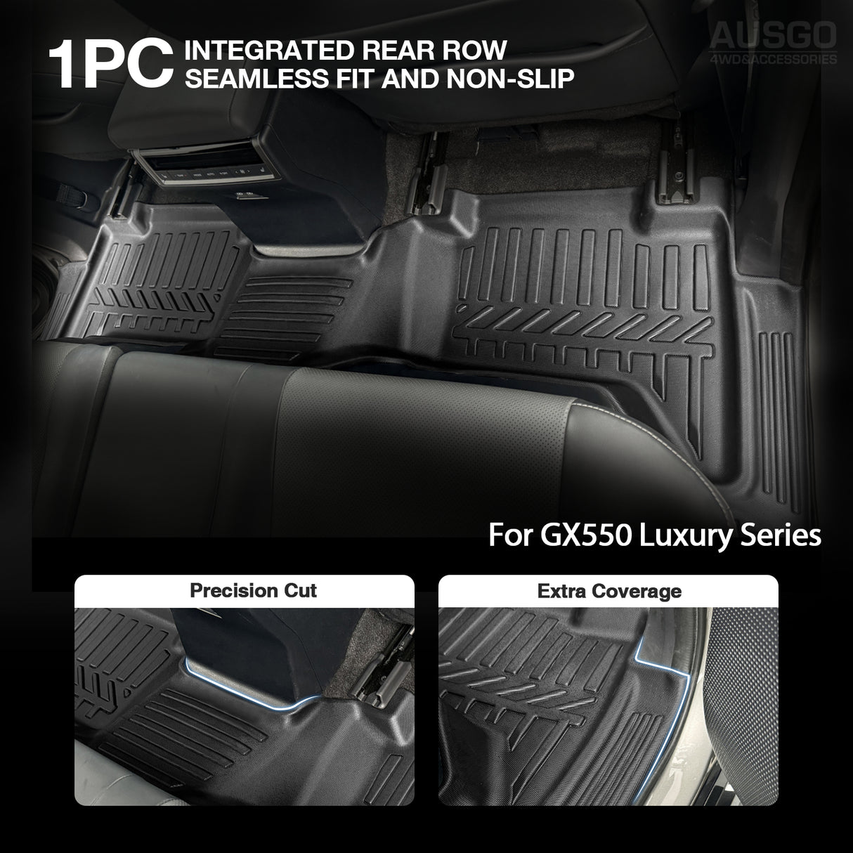 5D Car Floor Mats for Lexus GX550 2024-Onwards