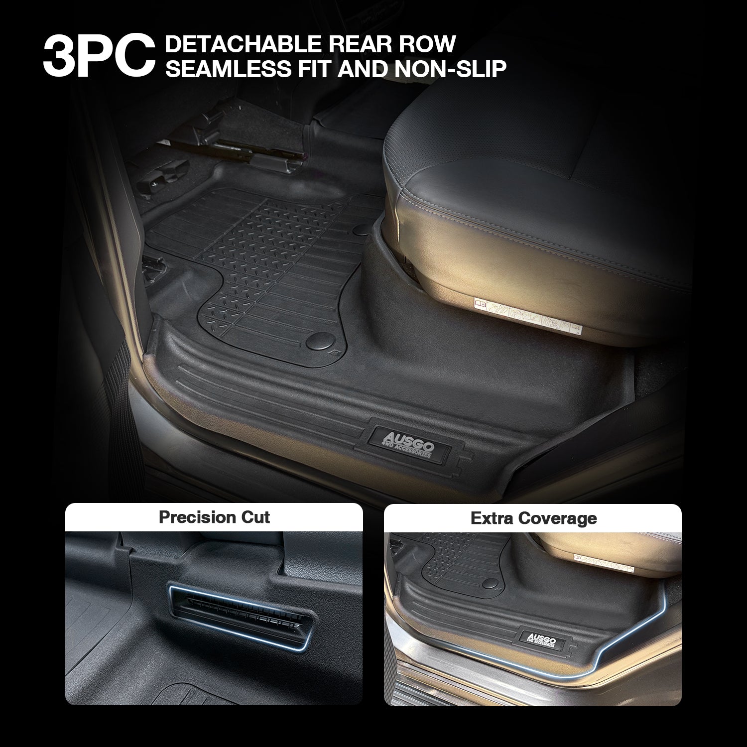 7D Injection Floor Mats for Toyota Land Cruiser 300 Series 2021-Onwards