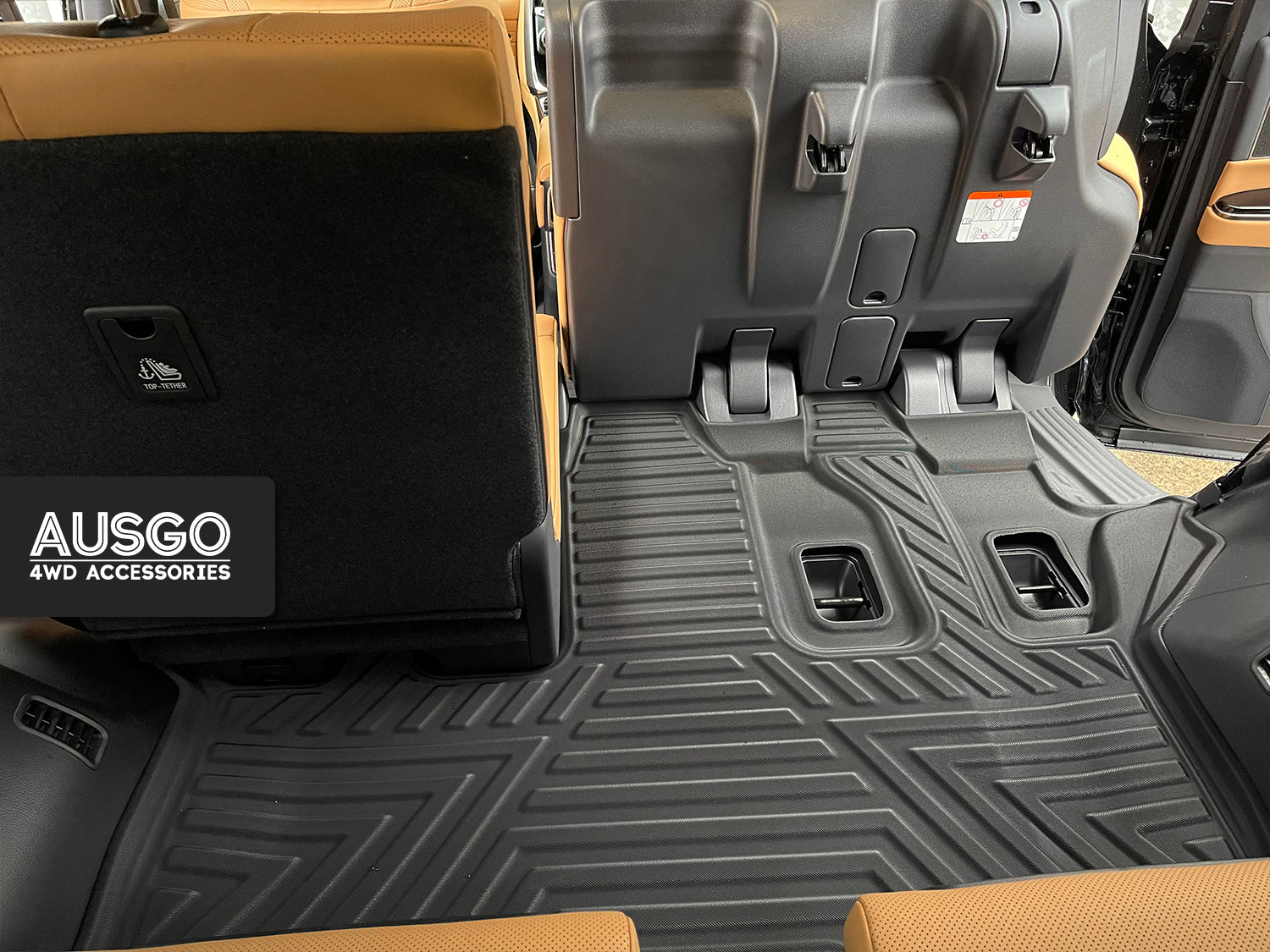 Third Row Floor Mat for LEXUS LX Series LX500d LX600 7-Seat 2021-Onwards