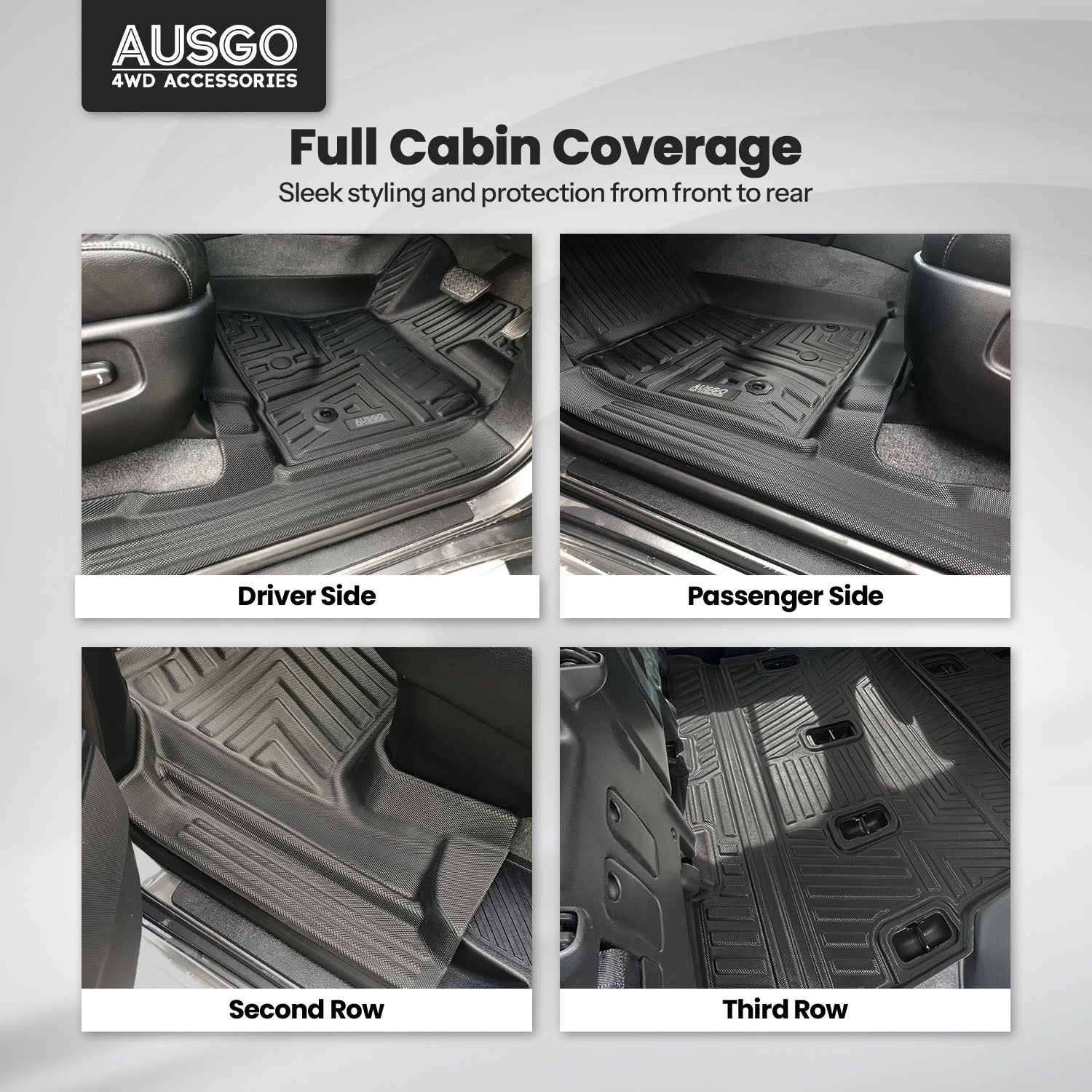 5D Moulded Car Floor Mats for Toyota Land Cruiser 200 Series 2007-2012