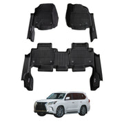 7D Injection Floor Mats for Lexus LX570 LX Series 2013-2021