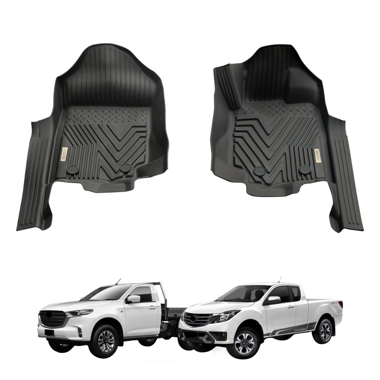 5D Injection Floor Mats for Mazda BT-50 BT50 Single / Extra Cab 2011-2020