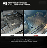 5D Injection Floor Mats for Mazda BT-50 BT50 Dual Cab 2011-2020