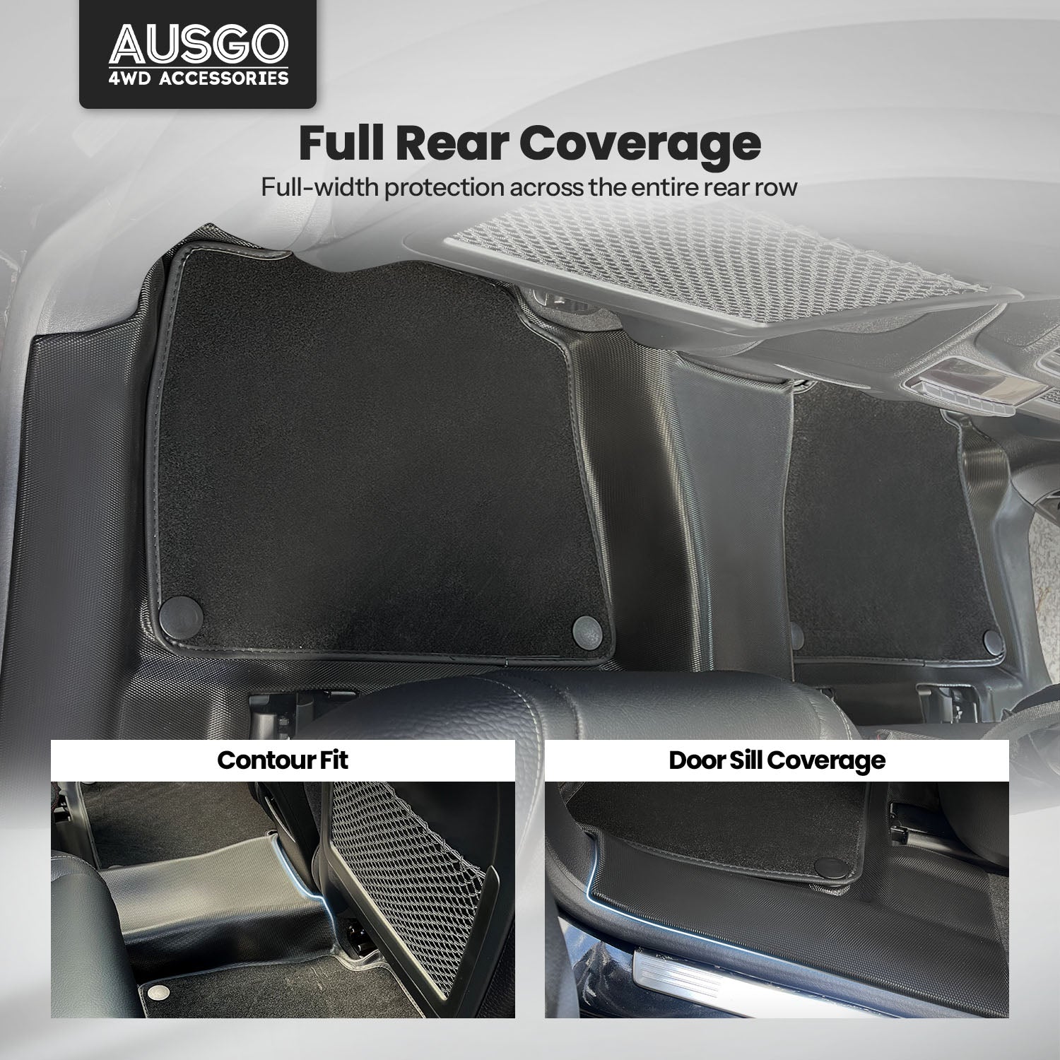 Double-Layer Car Floor Mats for Mercedes-Benz GLE Class V167 2019-Onwards