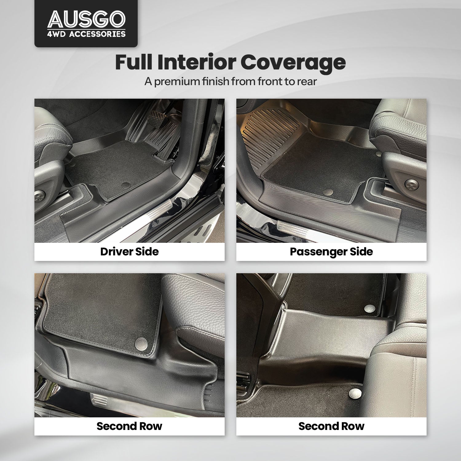 Double-Layer Car Floor Mats for Mercedes-Benz GLE Class V167 2019-Onwards