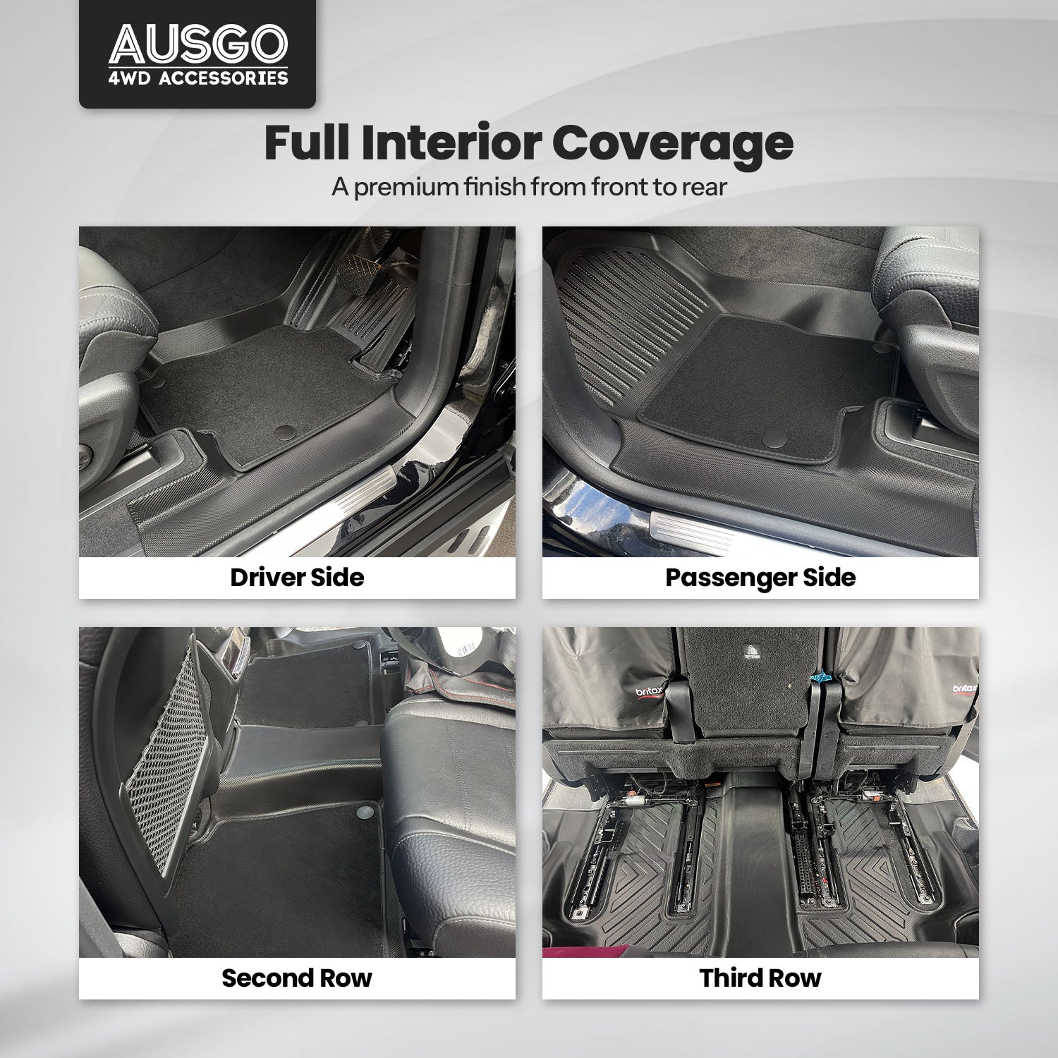 Double-Layer Car Floor Mats for Mercedes-Benz GLE Class V167 2019-Onwards