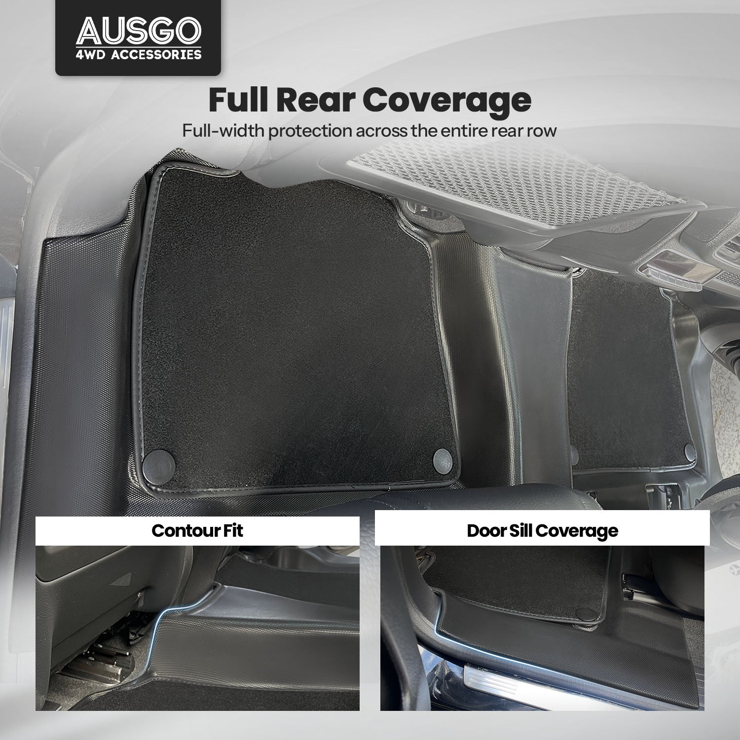 Double-Layer Car Floor Mats for Mercedes-Benz GLS-Class GLS Class X167 2019-Onwards