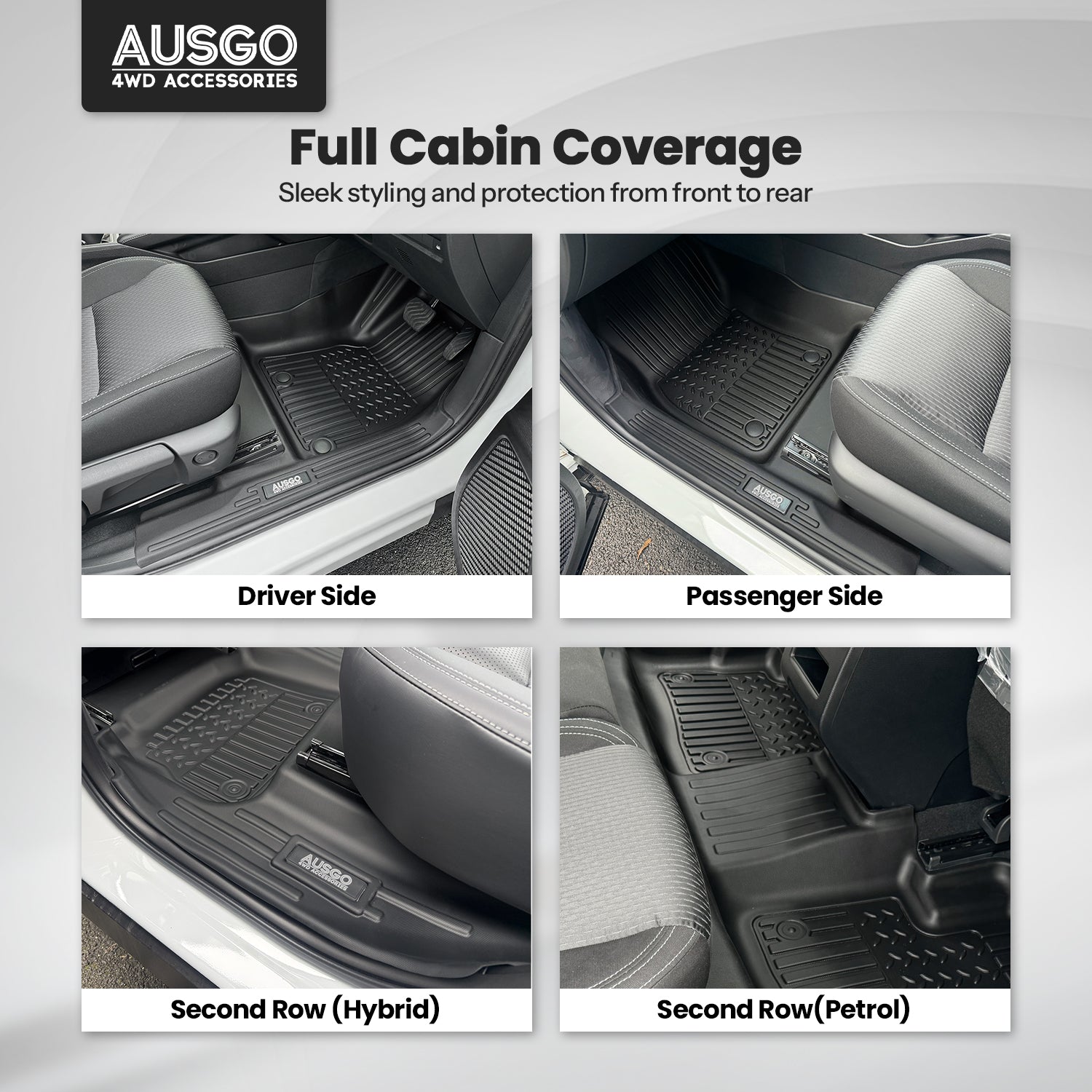 7D Car Floor Mats for Mitsubishi Outlander 7-Seat 2021-Onwards