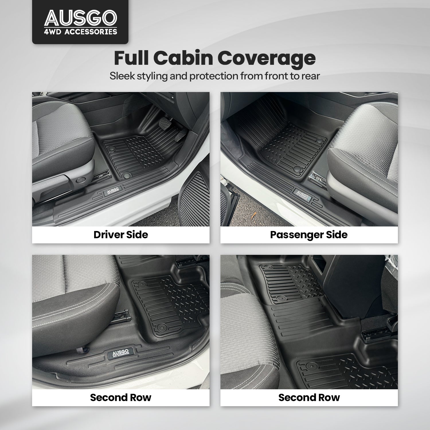 7D Car Floor Mats for Mitsubishi Outlander 7-Seat 2021-Onwards