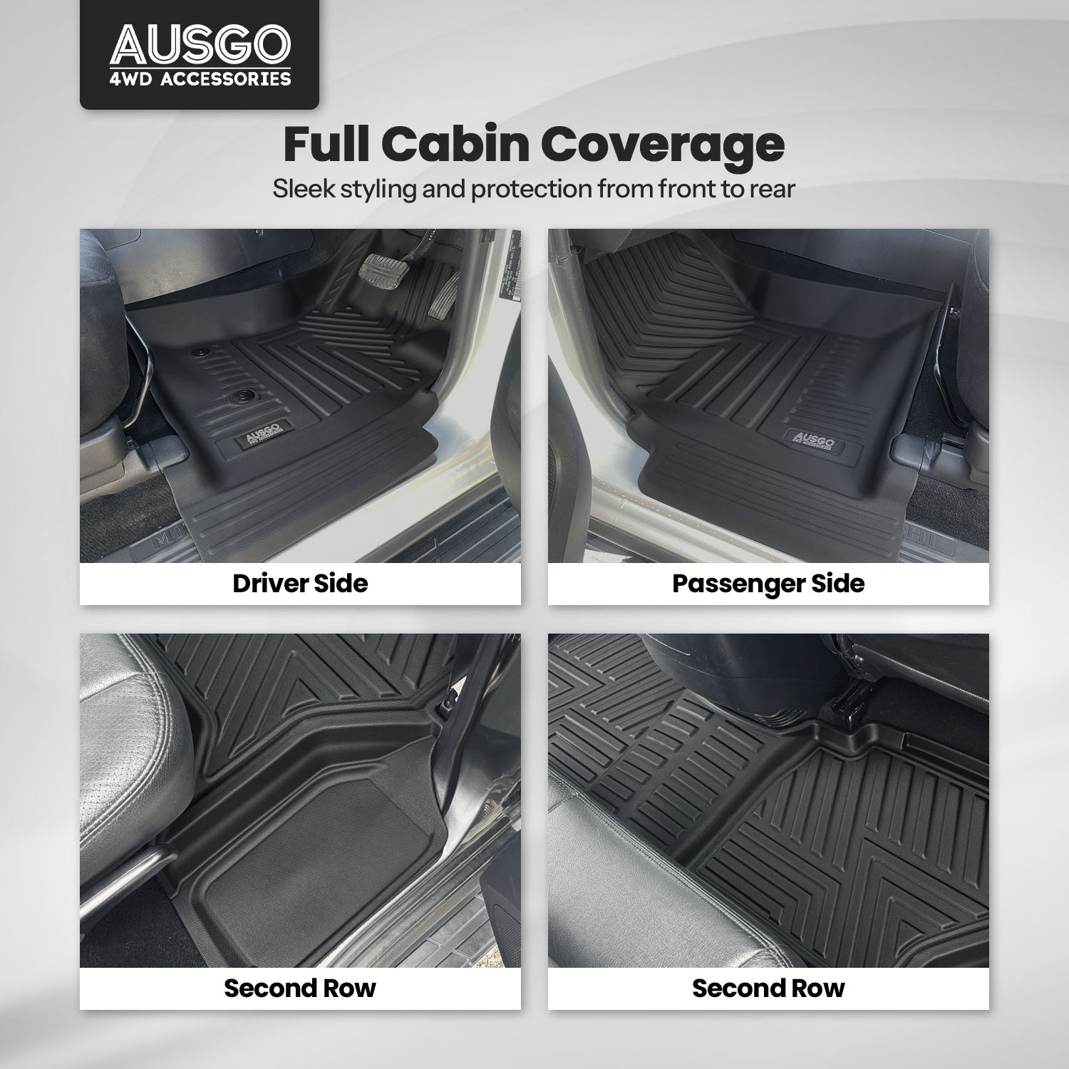 5D Car Floor Mats for Mitsubishi Pajero 2000-2021
