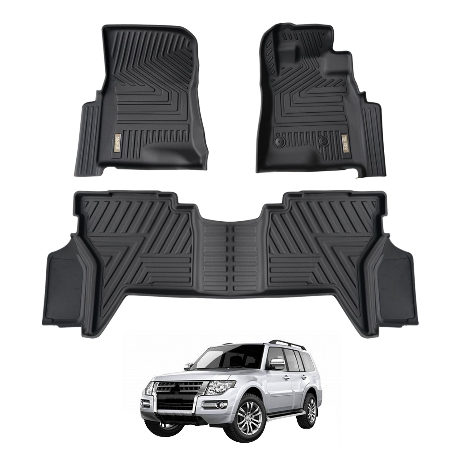 5D Car Floor Mats for Mitsubishi Pajero 2000-2021