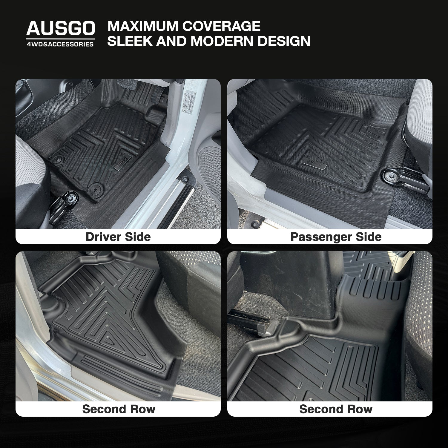 5D Car Floor Mats for Mitsubishi Triton ML MN Series Dual Cab 2006-2015