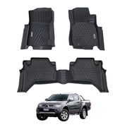 PRE-ORDER 5D Car Floor Mats for Mitsubishi Triton Dual Cab 2006-2015