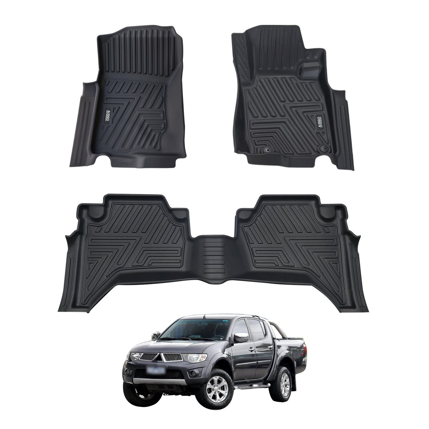 5D Car Floor Mats for Mitsubishi Triton ML MN Series Dual Cab 2006-2015