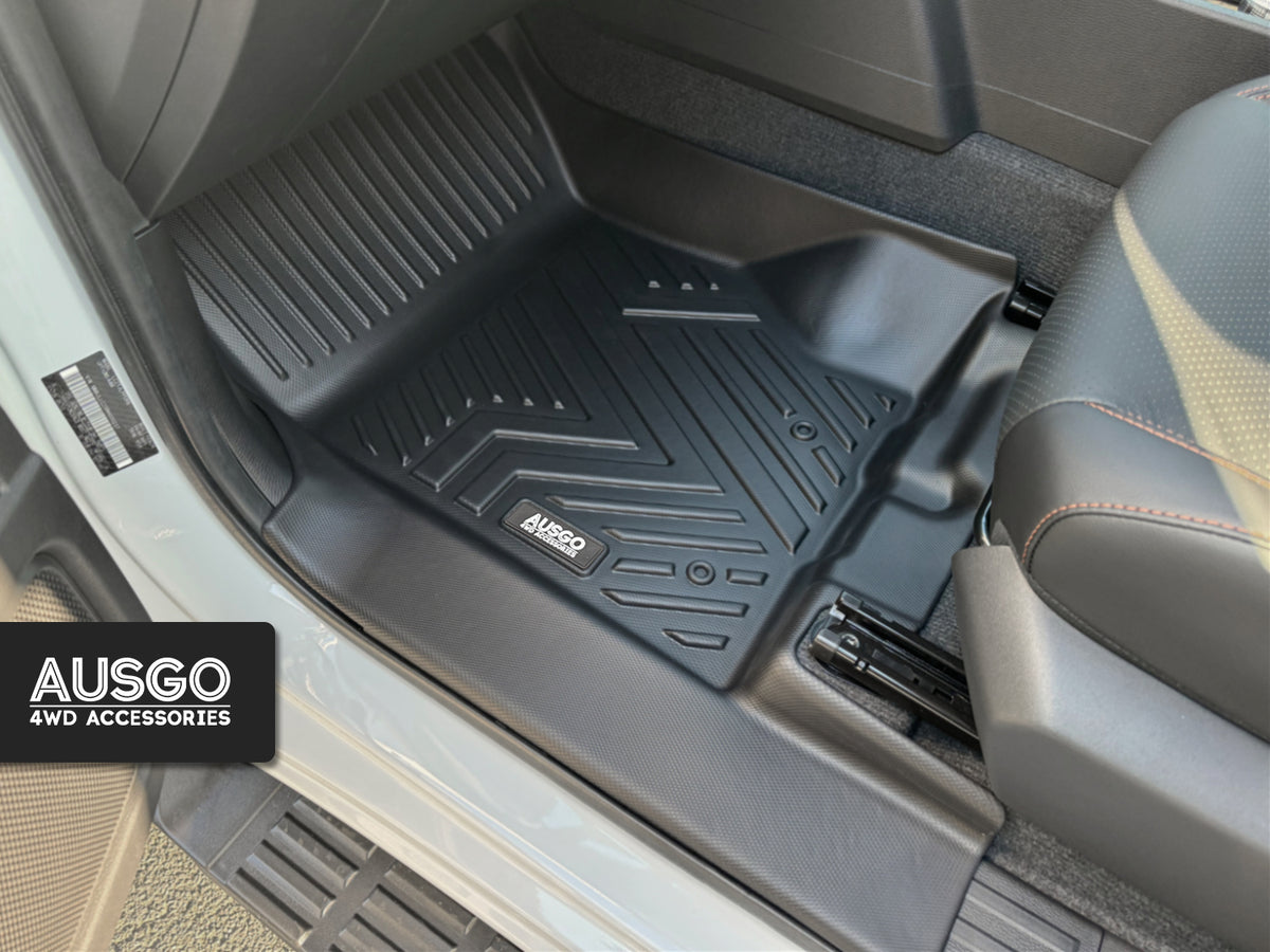 5D Car Floor Mats for Mitsubishi Triton MV Next-Gen Dual Cab 2024-Onwards