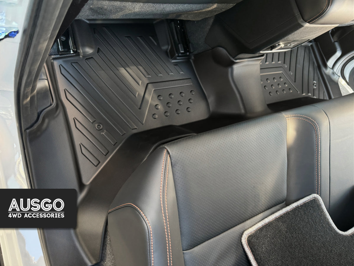 5D Car Floor Mats for Mitsubishi Triton MV Next-Gen Dual Cab 2024-Onwards