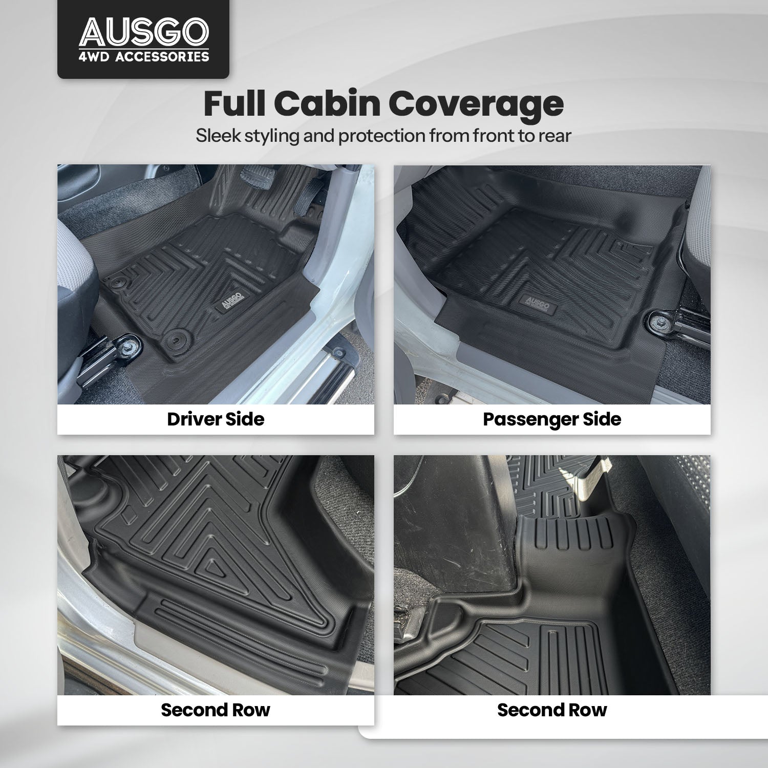 5D Car Floor Mats for Mitsubishi Triton ML MN Series Dual Cab 2006-2015
