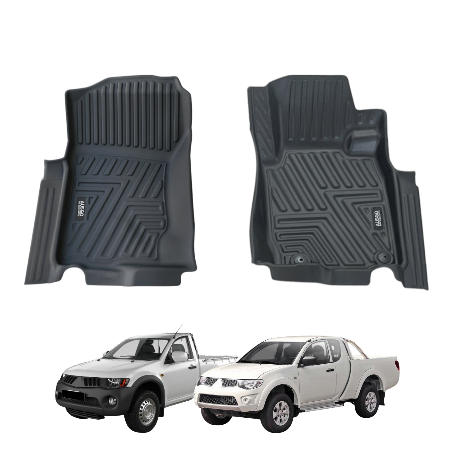 5D Car Floor Mats for Mitsubishi Triton ML MN Series Single / Extra Cab 2006-2015
