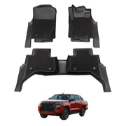Double-Layer Car Floor Mats for Nissan Navara D27 Dual Cab 2026-Onwards