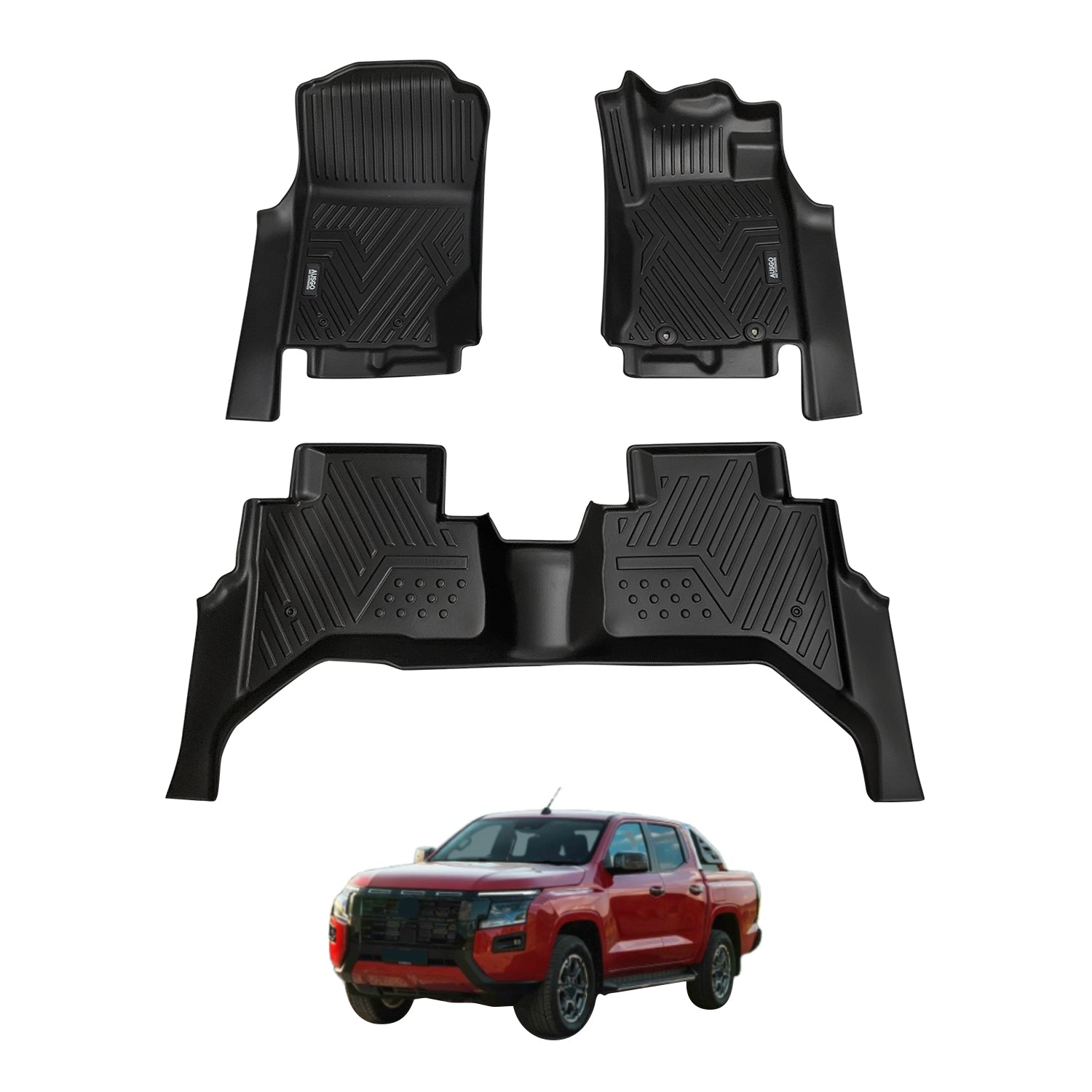5D Car Floor Mats for Nissan Navara D27 Dual Cab 2026-Onwards