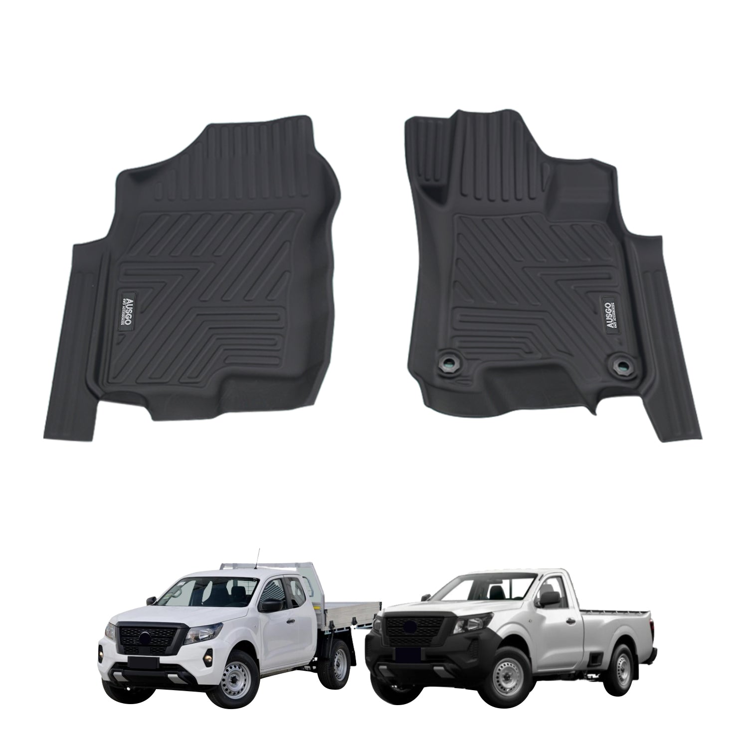 5D Car Floor Mats for Nissan Navara NP300 D23 Single / Extra Cab 2015-Onwards