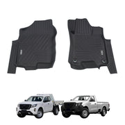 5D Car Floor Mats for Nissan Navara NP300 D23 Single / Extra Cab 2015-Onwards