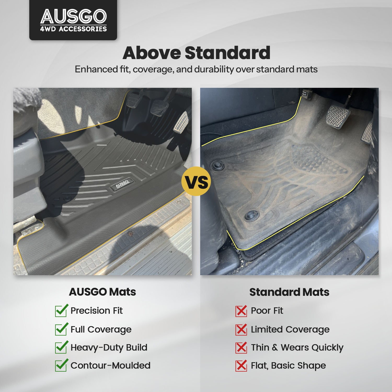 5D Car Floor Mats for Nissan Patrol GQ Y60 1988-1997