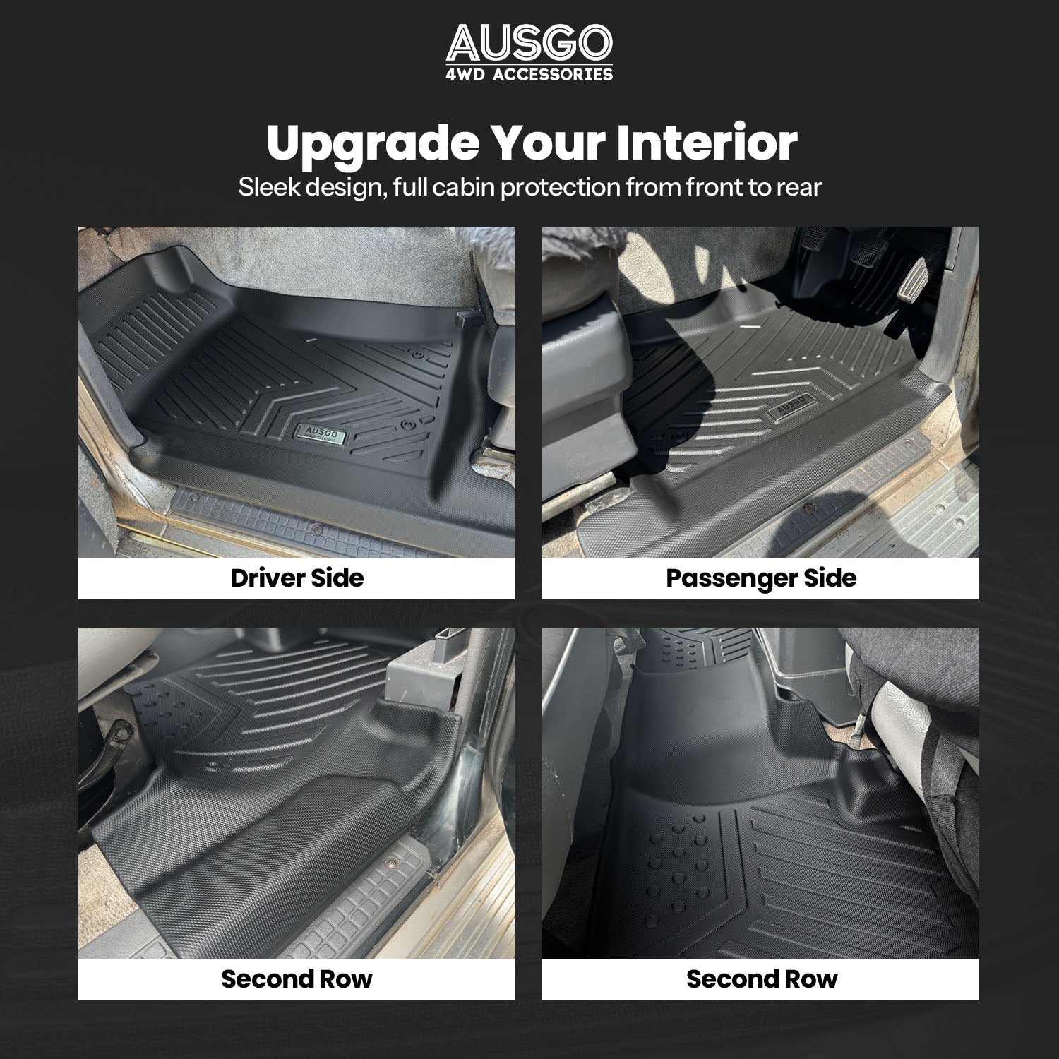 5D Car Floor Mats for Nissan Patrol GQ Y60 1988-1997