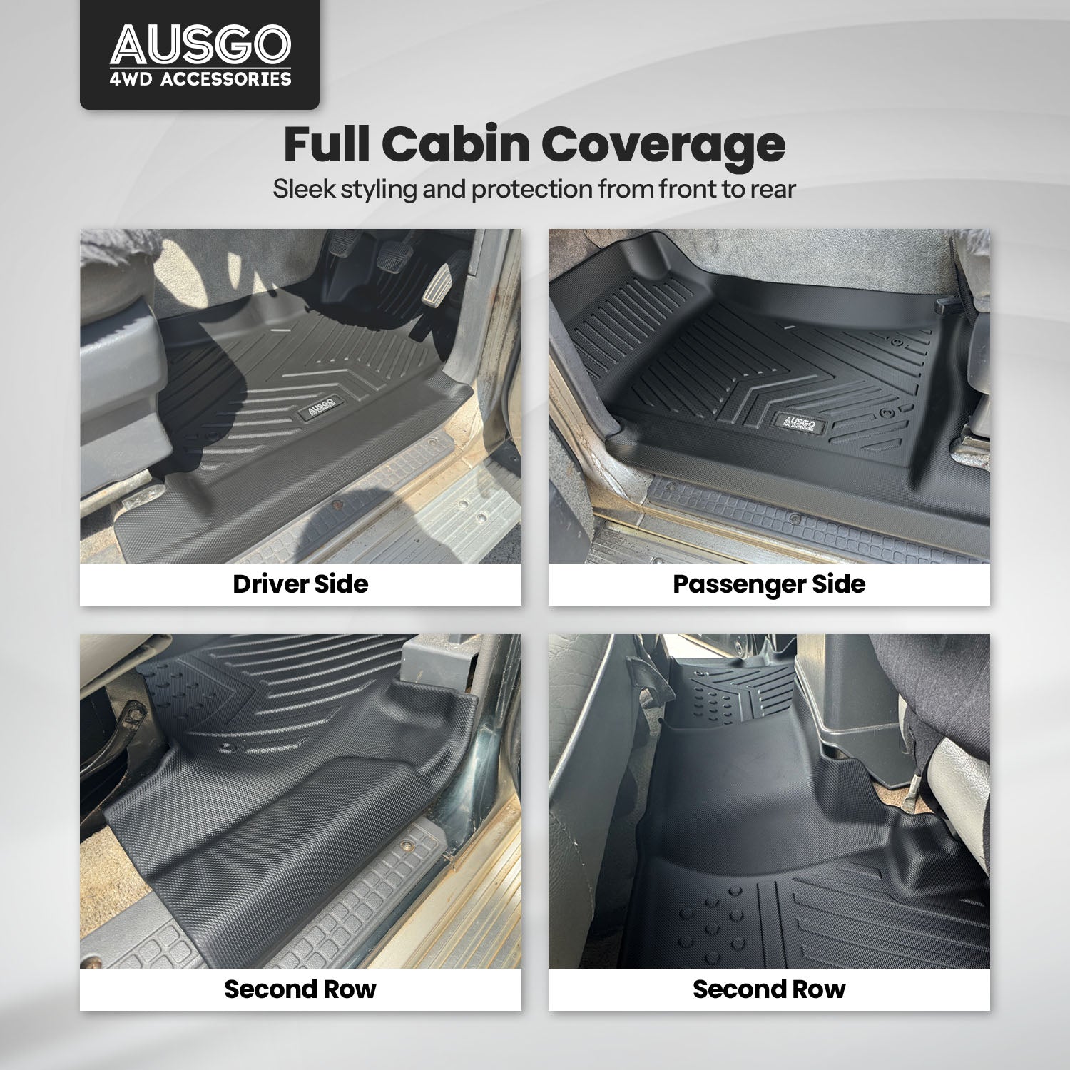 5D Car Floor Mats for Nissan Patrol GQ Y60 1988-1997