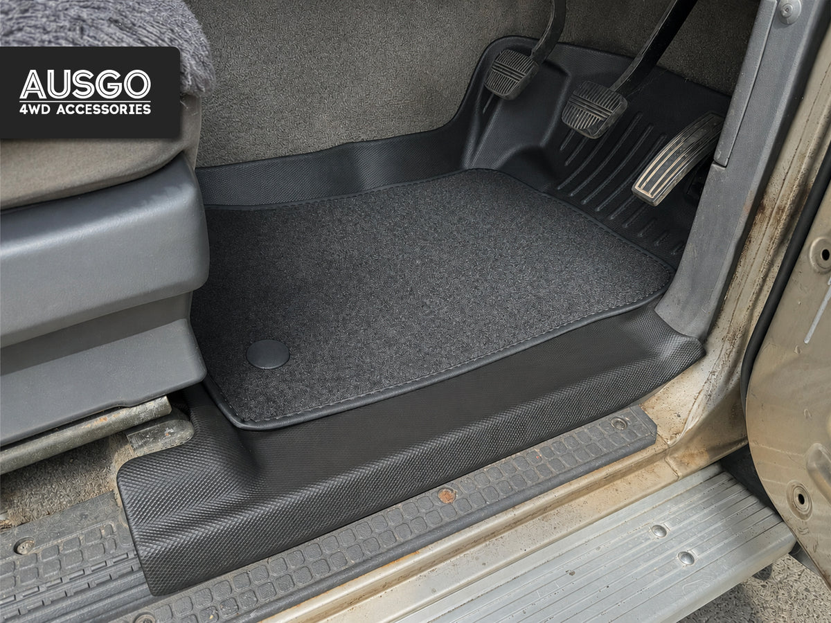 Double-Layer Car Floor Mats for Nissan Patrol GQ Y60 1988-1997