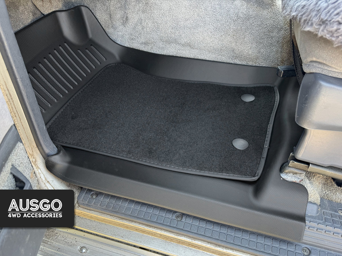 Double-Layer Car Floor Mats for Nissan Patrol GQ Y60 1988-1997