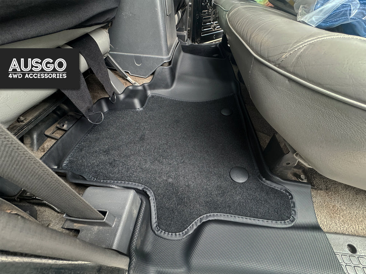 Double-Layer Car Floor Mats for Nissan Patrol GQ Y60 1988-1997