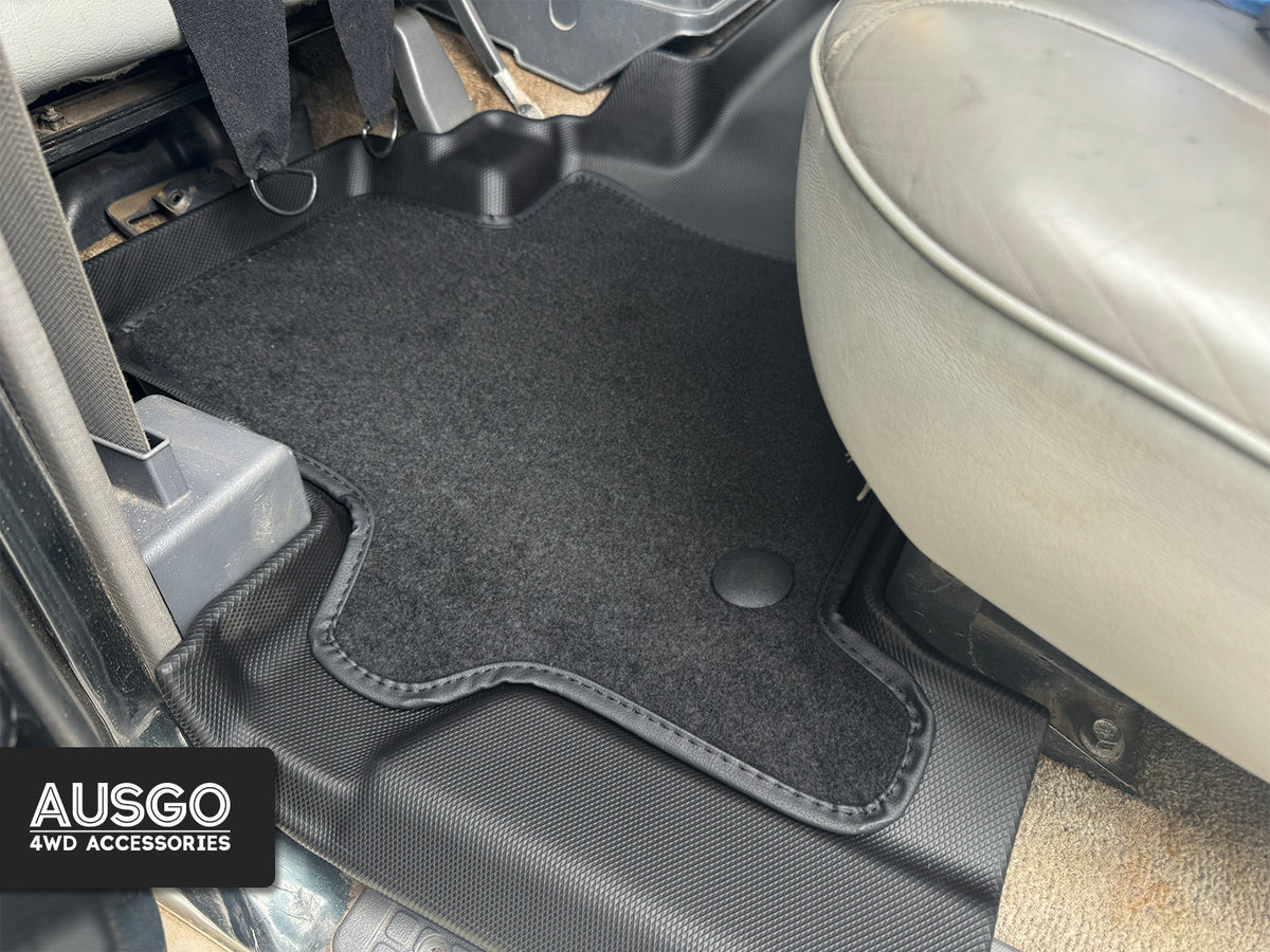 Double-Layer Car Floor Mats for Nissan Patrol GQ Y60 1988-1997