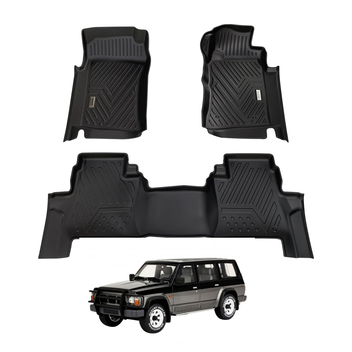 5D Car Floor Mats for Nissan Patrol GQ Y60 1988-1997