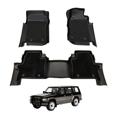 Double-Layer Car Floor Mats for Nissan Patrol GQ Y60 1988-1997