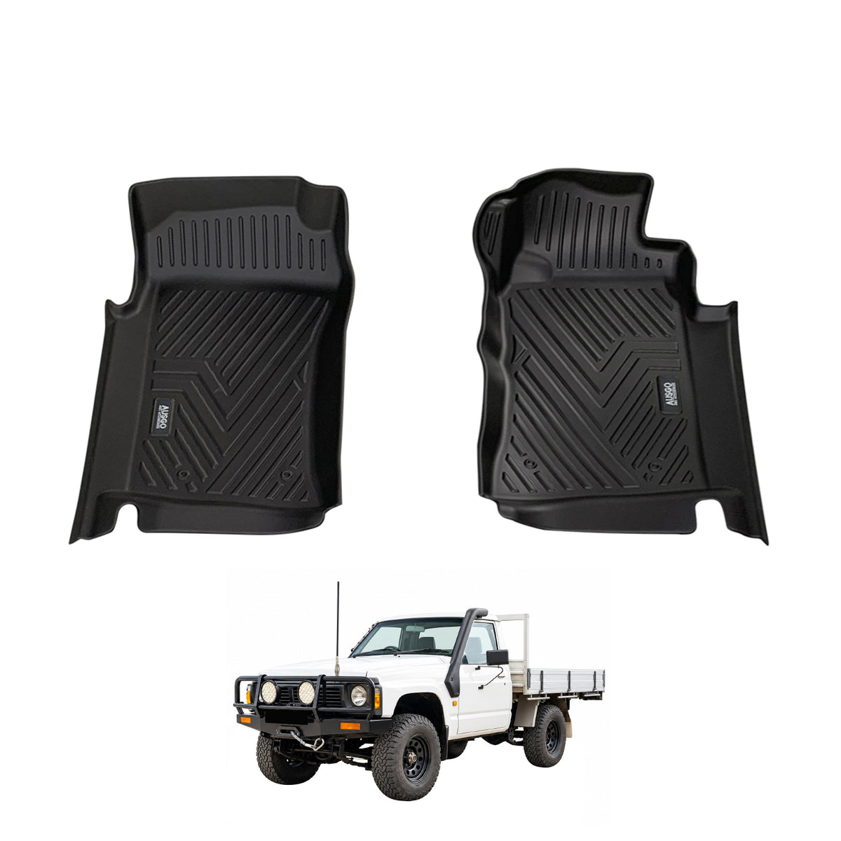 5D Car Floor Mats for Nissan Patrol GQ Y60 Single Cab 1988-1997