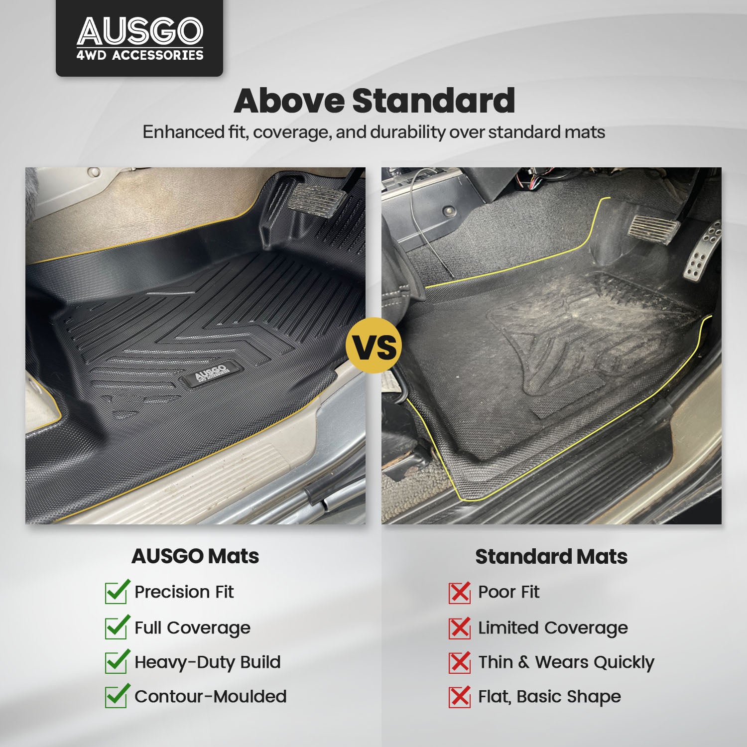 5D Car Floor Mats for Nissan Patrol GU Y61 1997-2015