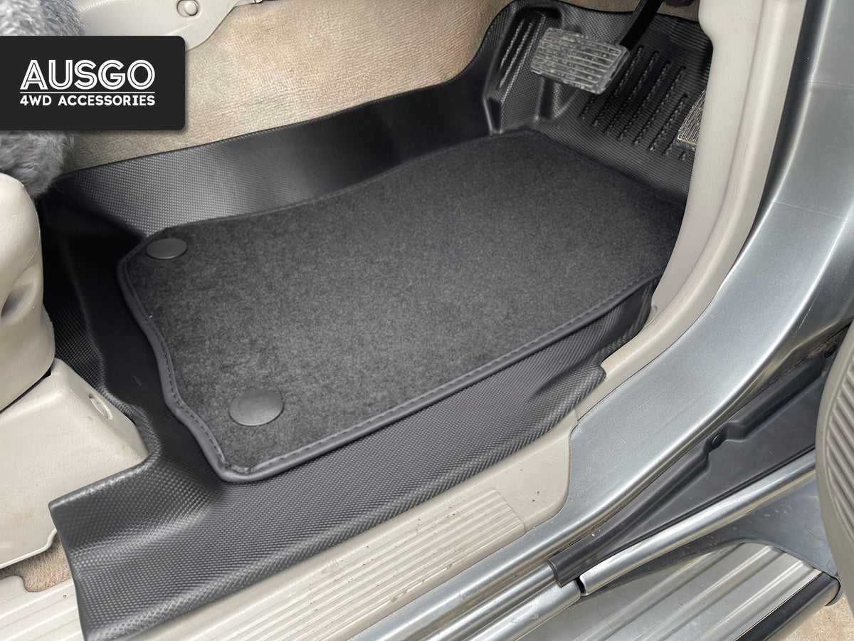 Double-Layer Car Floor Mats for Nissan Patrol GU Y61 1997-2015