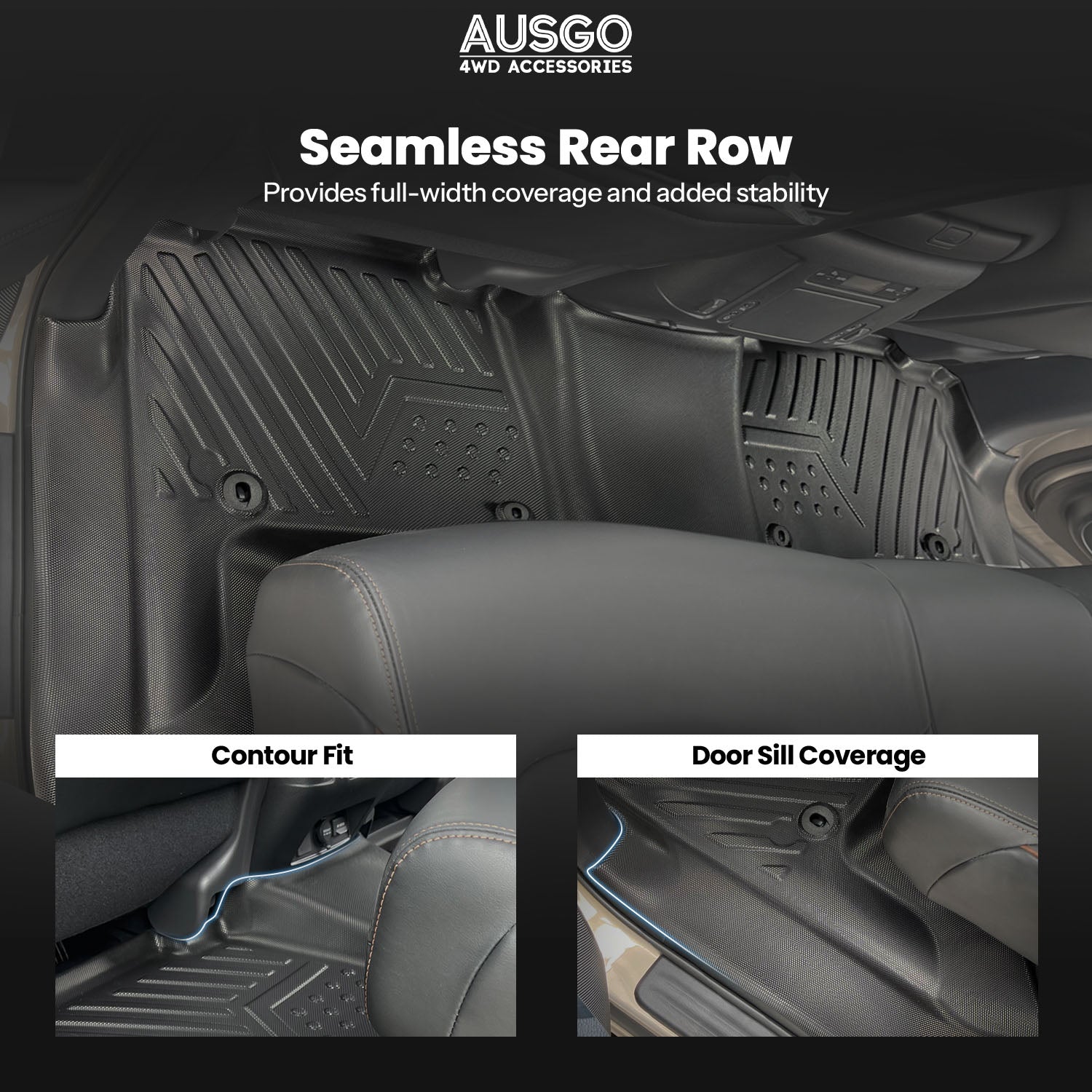 5D Car Floor Mats for Nissan Patrol Y62 2012-Onwards