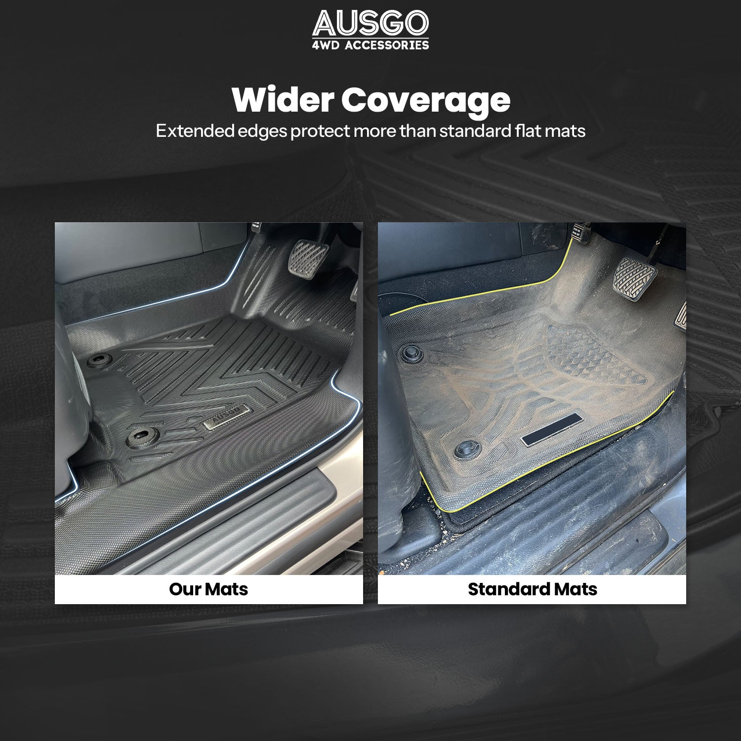 5D Car Floor Mats for Nissan Patrol Y62 2012-Onwards