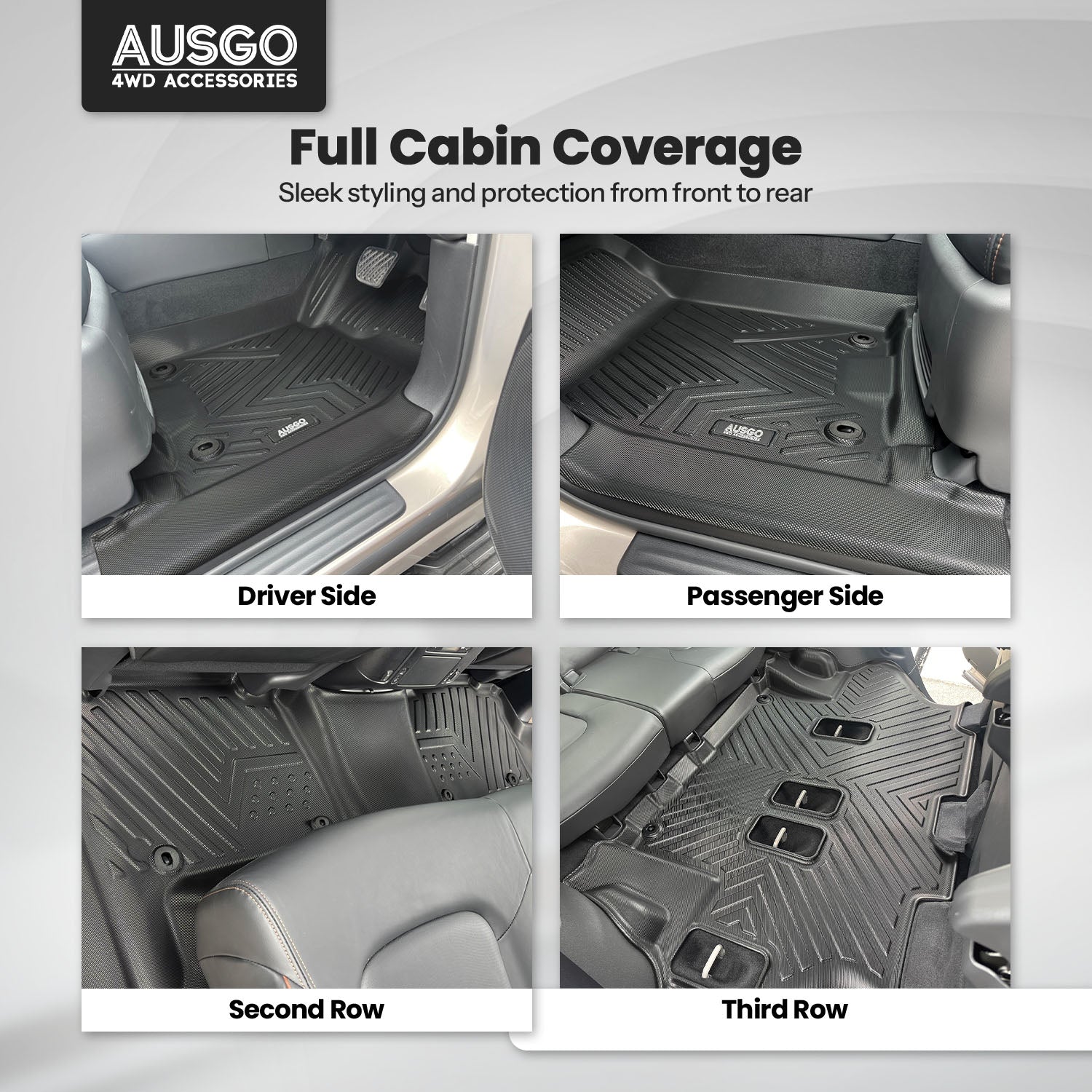 5D Car Floor Mats for Nissan Patrol Y62 2012-Onwards