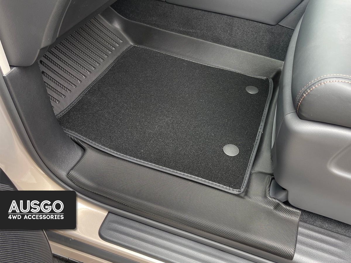 Double-Layer Car Floor Mats for Nissan Patrol Y62 2012-Onwards