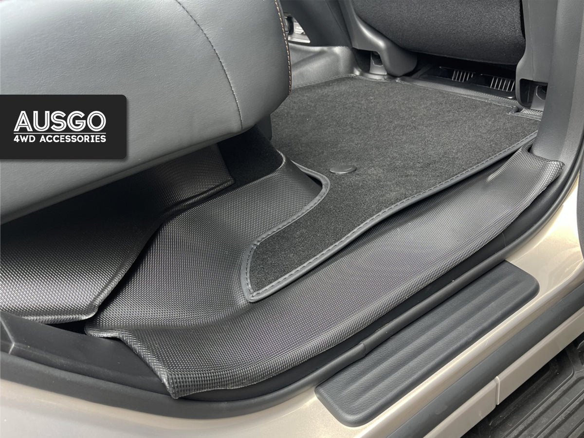 Double-Layer Car Floor Mats for Nissan Patrol Y62 2012-Onwards