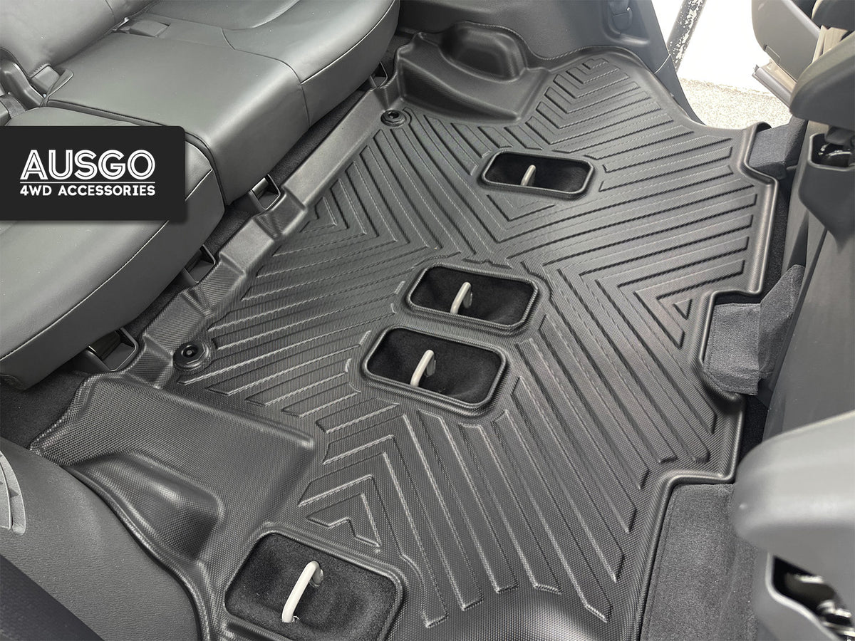 Double-Layer Car Floor Mats for Nissan Patrol Y62 2012-Onwards