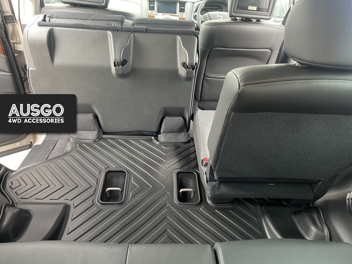 5D Car Floor Mats for Nissan Patrol Y62 2012-Onwards